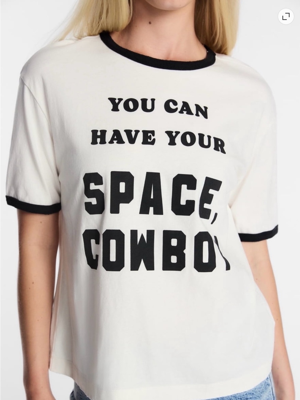 You Can Have Your Space, Cowboy Ringer T Shirt Kacey Musgraves Attitude M/L
